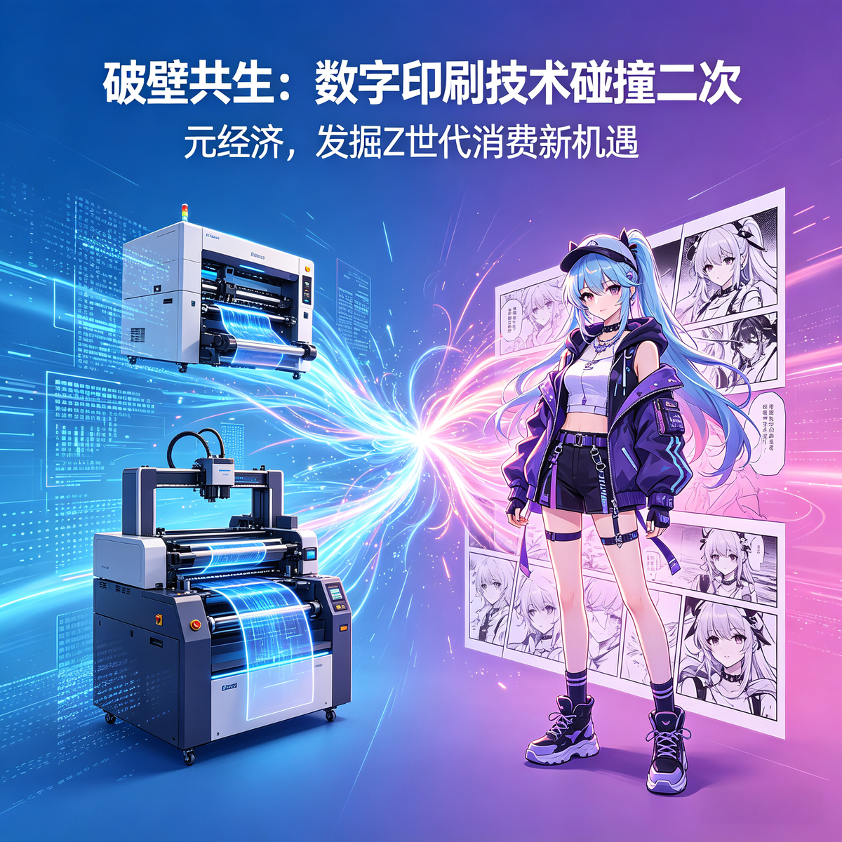 WEPACK专题丨破壁共生：数字印刷技术碰撞二次元经济，发掘Z世代消费新机遇